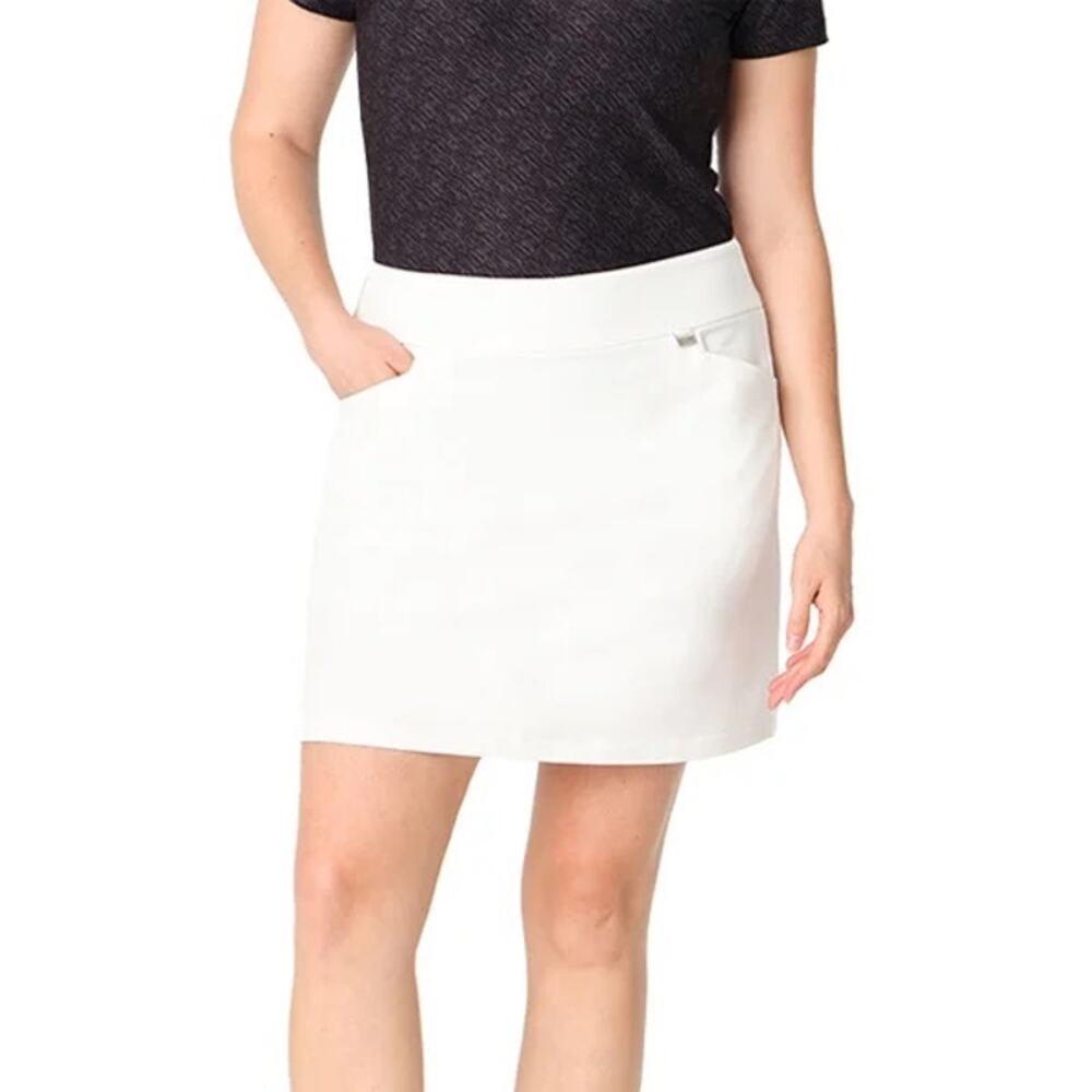 Greg Norman Women's Athletic Skort White XXL 18 New with Tags Golf